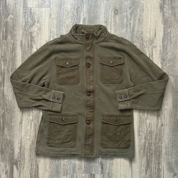 Polo Ralph Lauren Olive Green Zip Up Utility Jacket Size XL Womens's - Picture 1 of 7